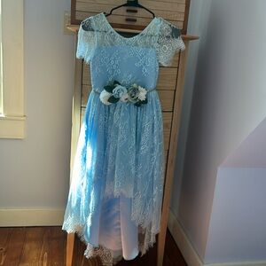 Trish Scully blue dress - size 8